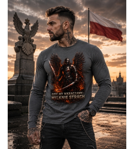 LONGSLEEVE PATRIOTYCZNI Milknie Strach